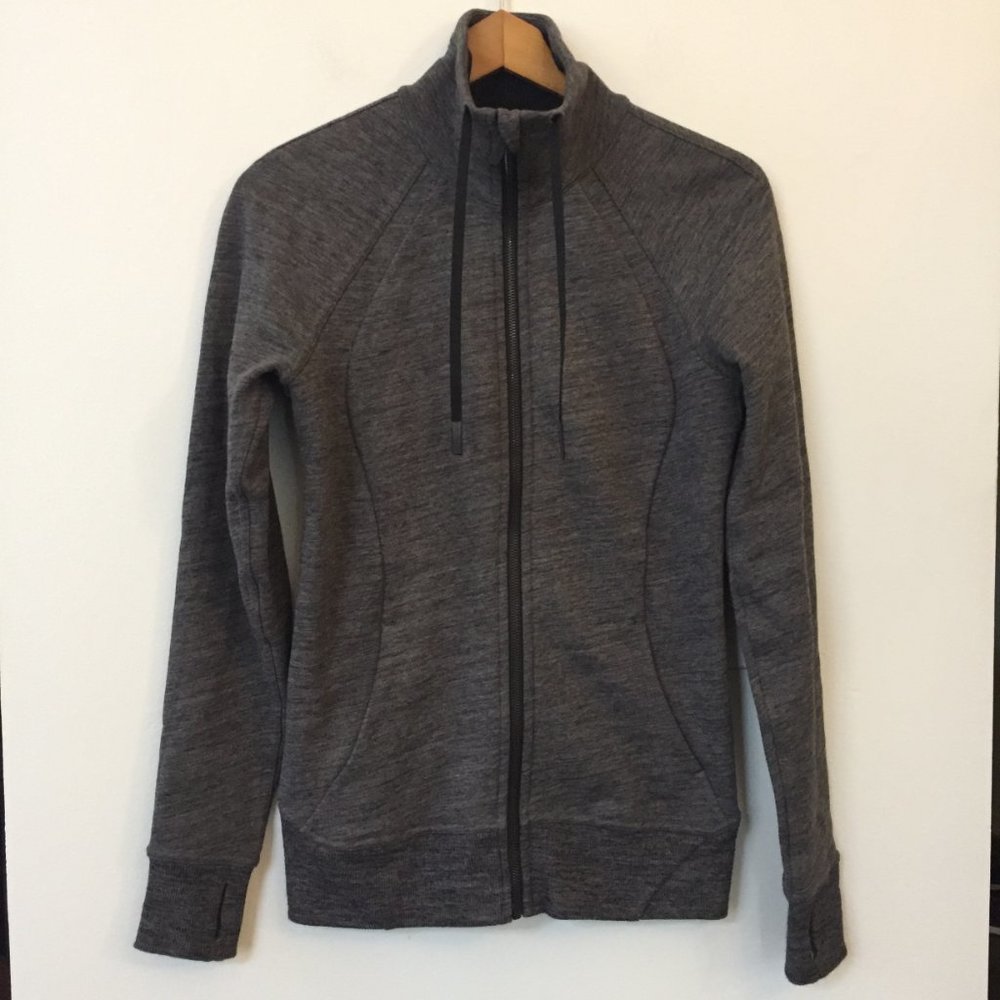 Lululemon Huddle & Hustle Jacket Heathered Grey - Picture 5 of 15